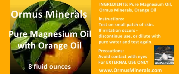 Ormus Minerals Magnesium Oil with Orange Oil